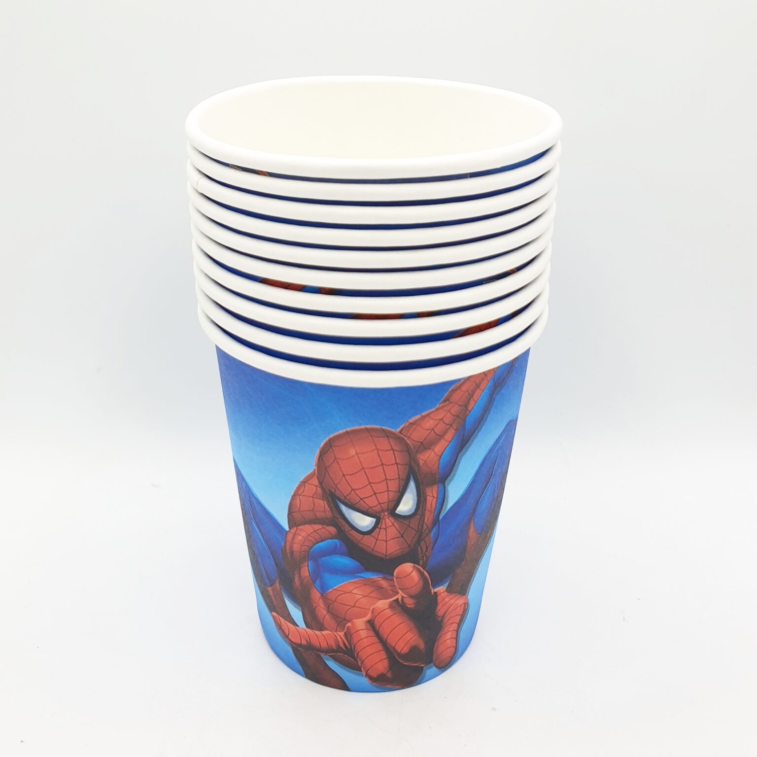 Spiderman paper cups - pack of 10 - D Party Shop