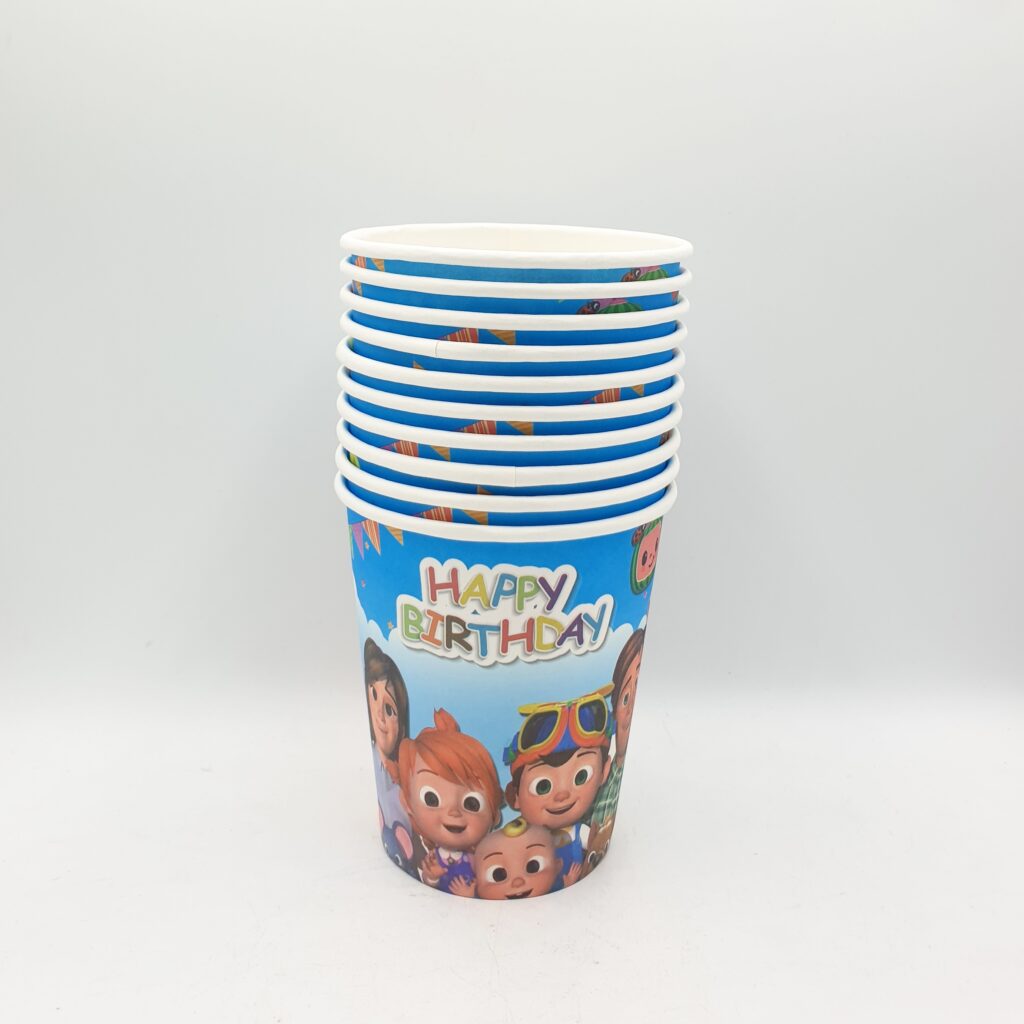 Cocomelon Party Cups - Pack of 10 - D Party Shop