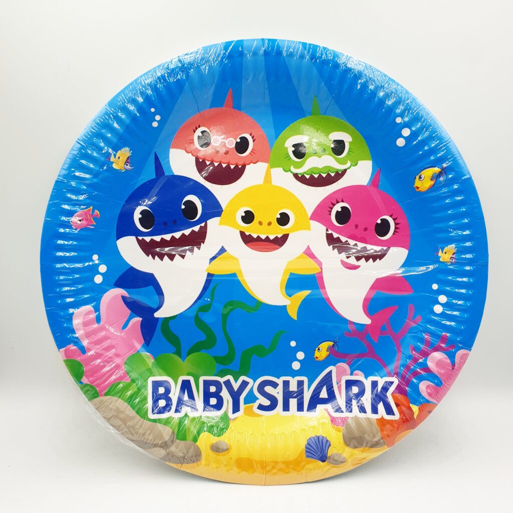 Baby Shark party plates - D Party Shop